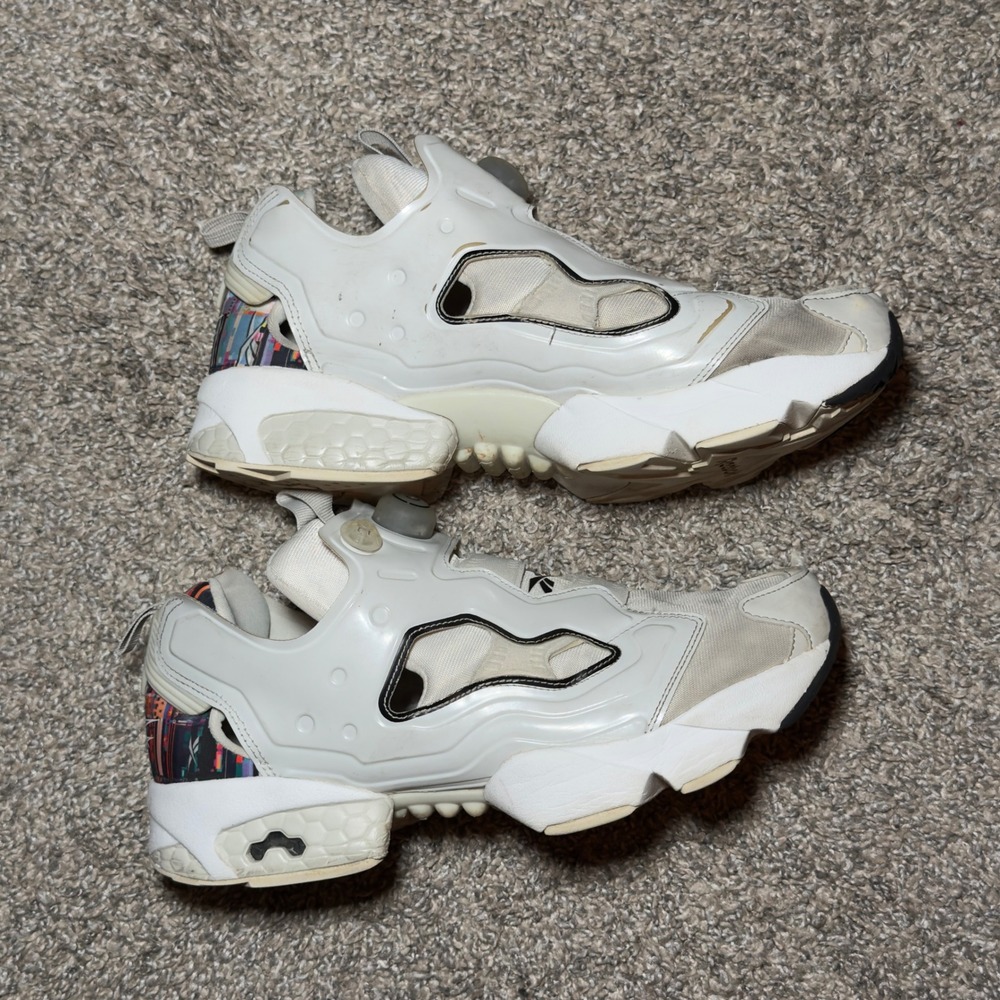 Reebok Instapump Fury OG Glitch Chalk White Mens Sneakers FY6780 Size 9